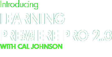 Learning premiere Pro
